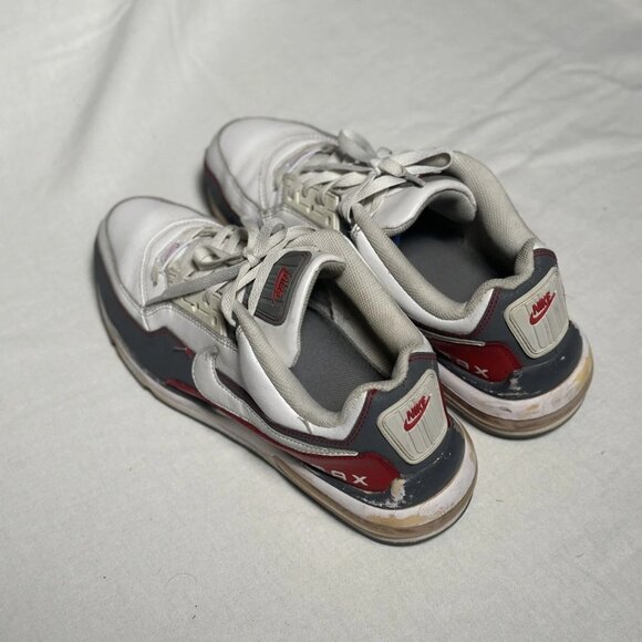 Size 11.5 - Nike Air Max White and Red - Picture 4 of 8